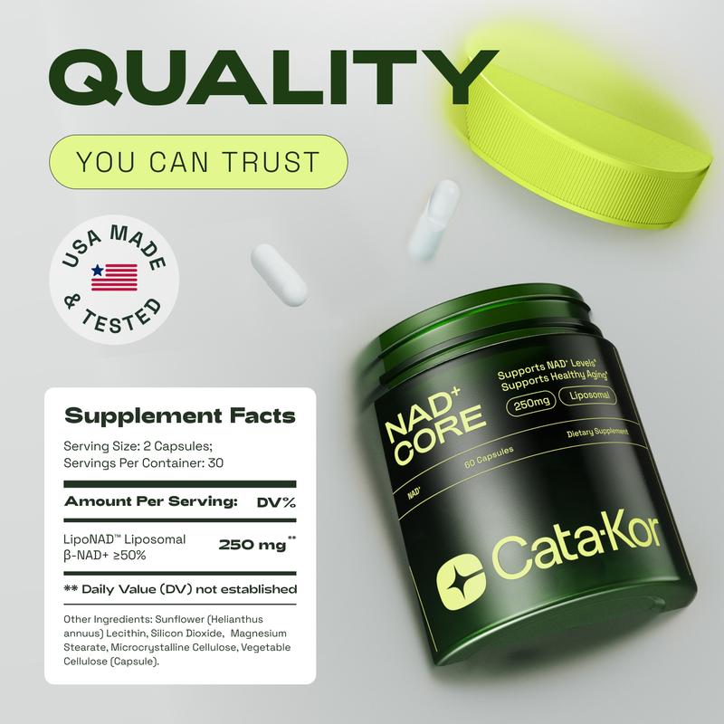 Cata-Kor | Suplemento Potenciador de NAD+
